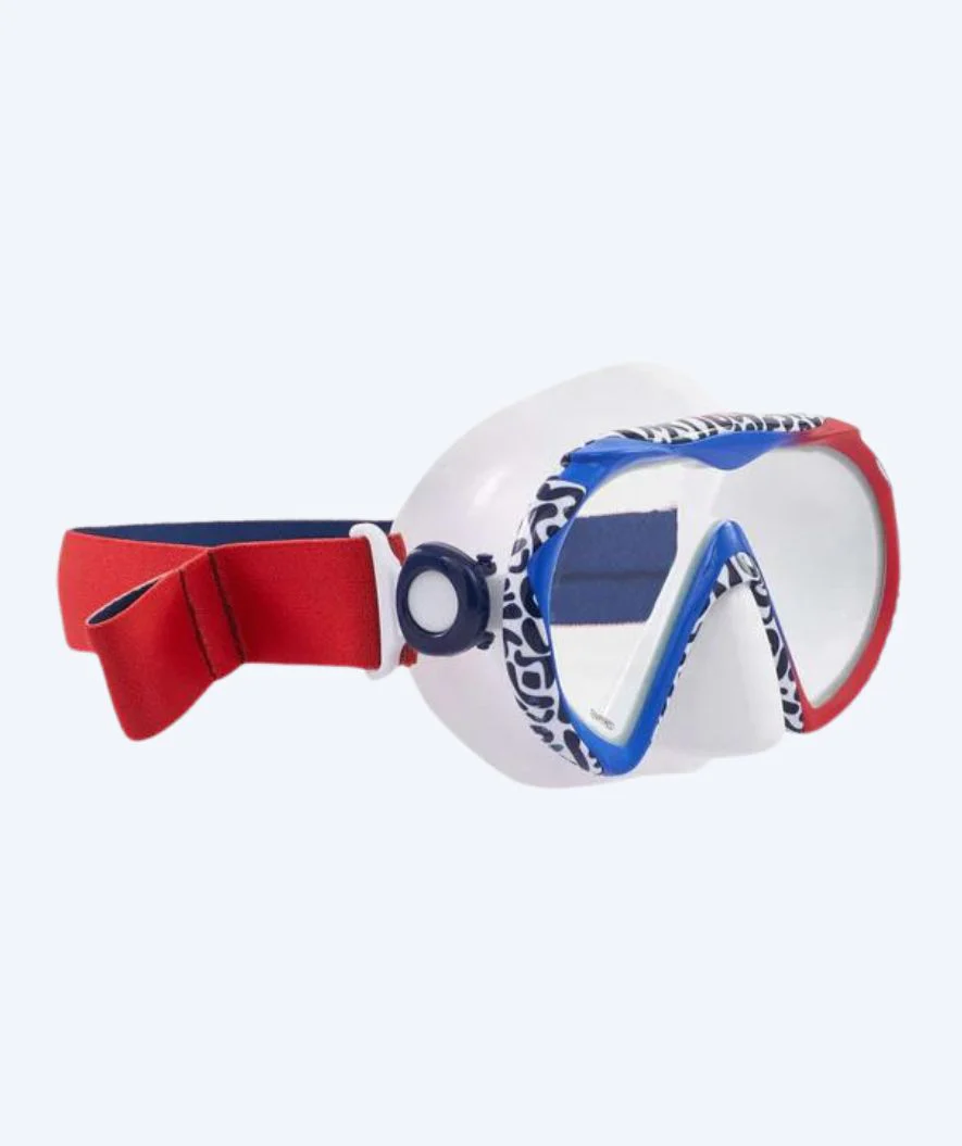 Aqualung diving mask for adults - Compass - Blue/red - Image 2
