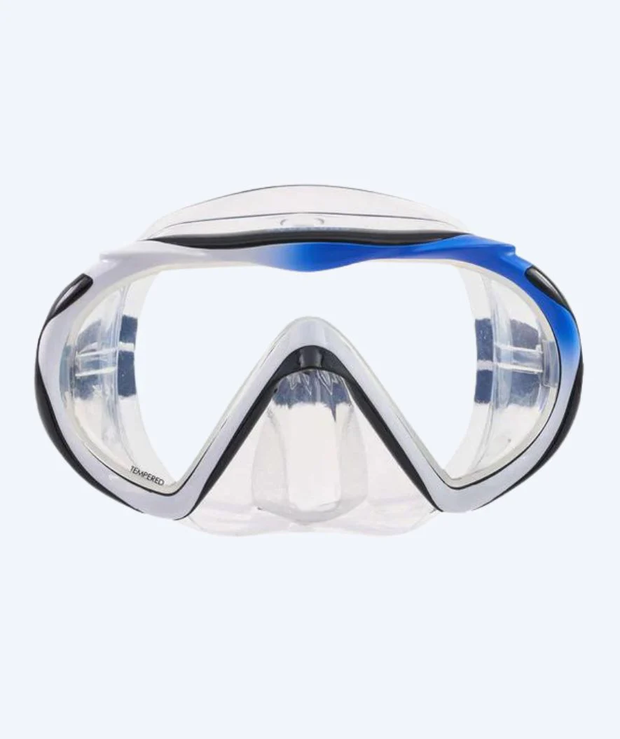 Aqualung diving mask for adults - Compass - White/blue - Image 3