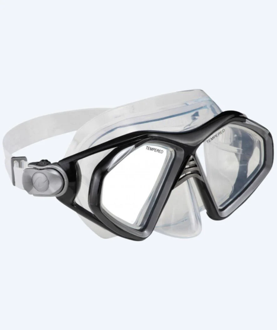 Aqualung diving mask for adults - Trooper - Black/clear