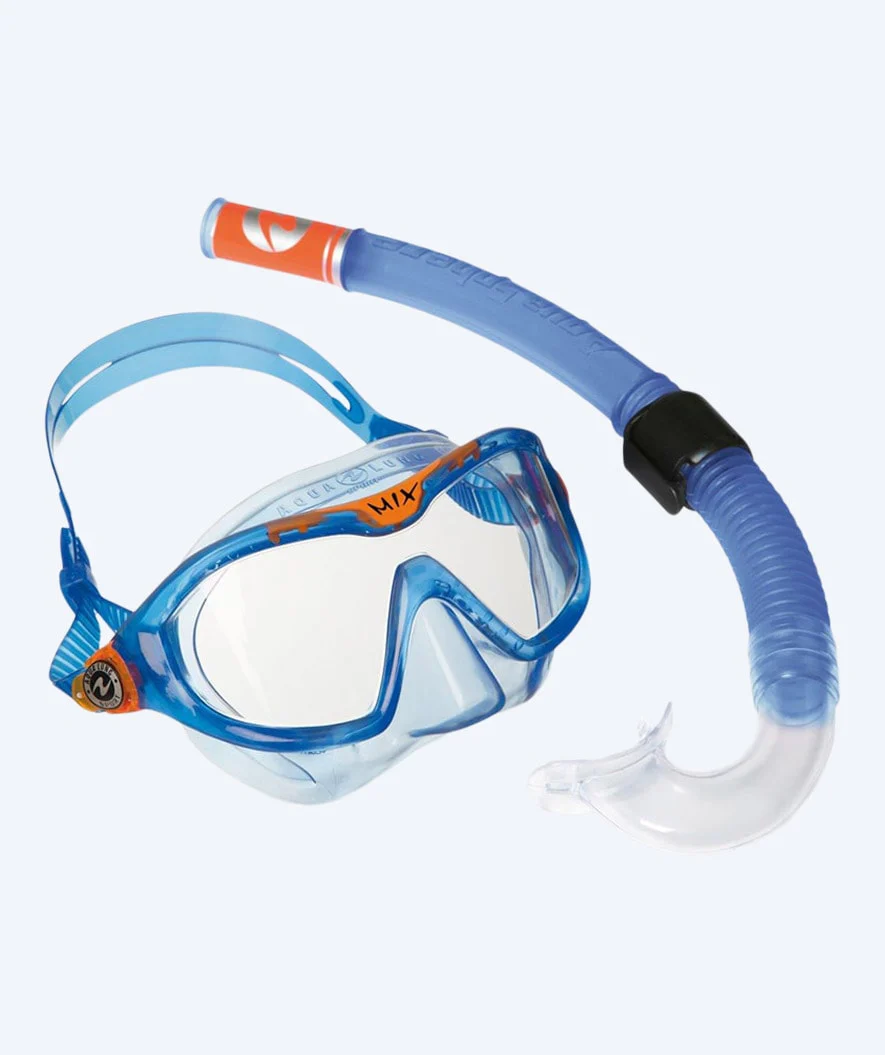 Aqualung Combo snorkel set for kids (4-8) - Combo Mix - Dark blue