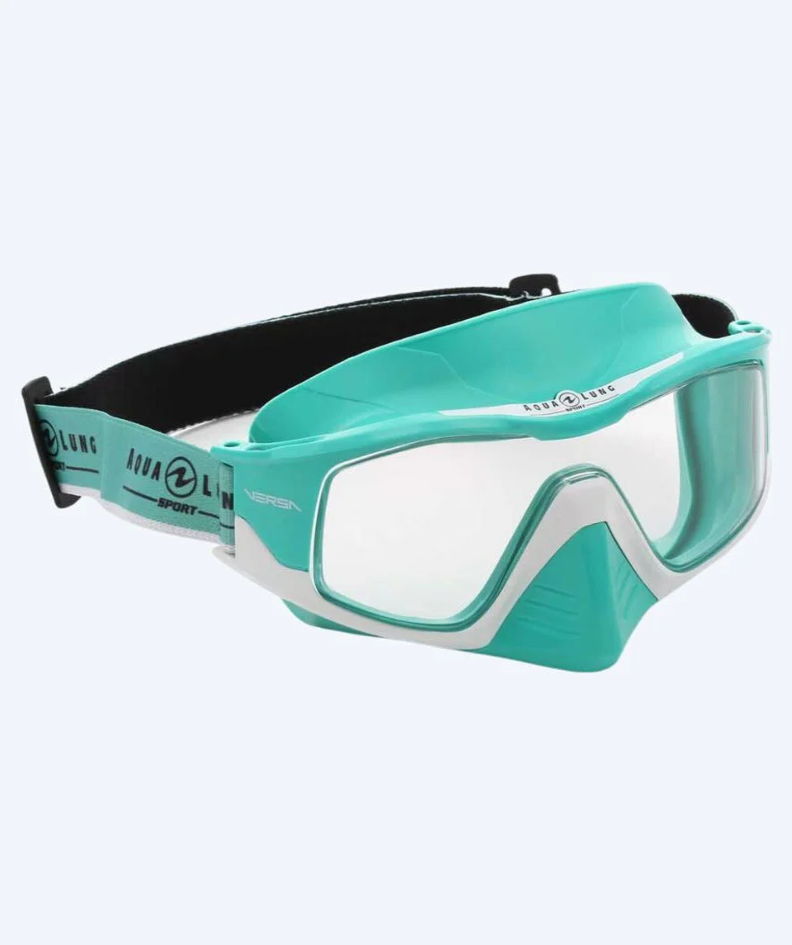 Aqualung swim mask for adults - Versa - Blue/white - Image 4