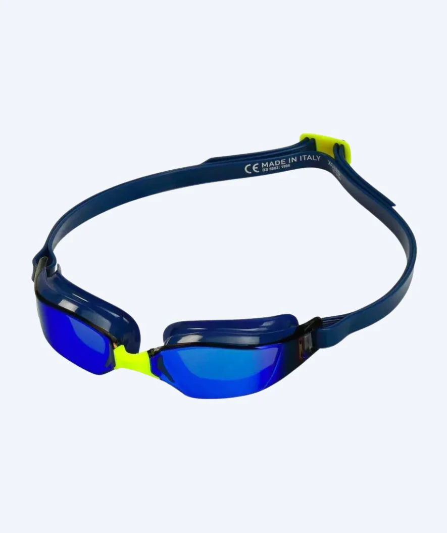 Aquasphere racing swimming goggles - Xceed A1 - Dark blue/yellow
