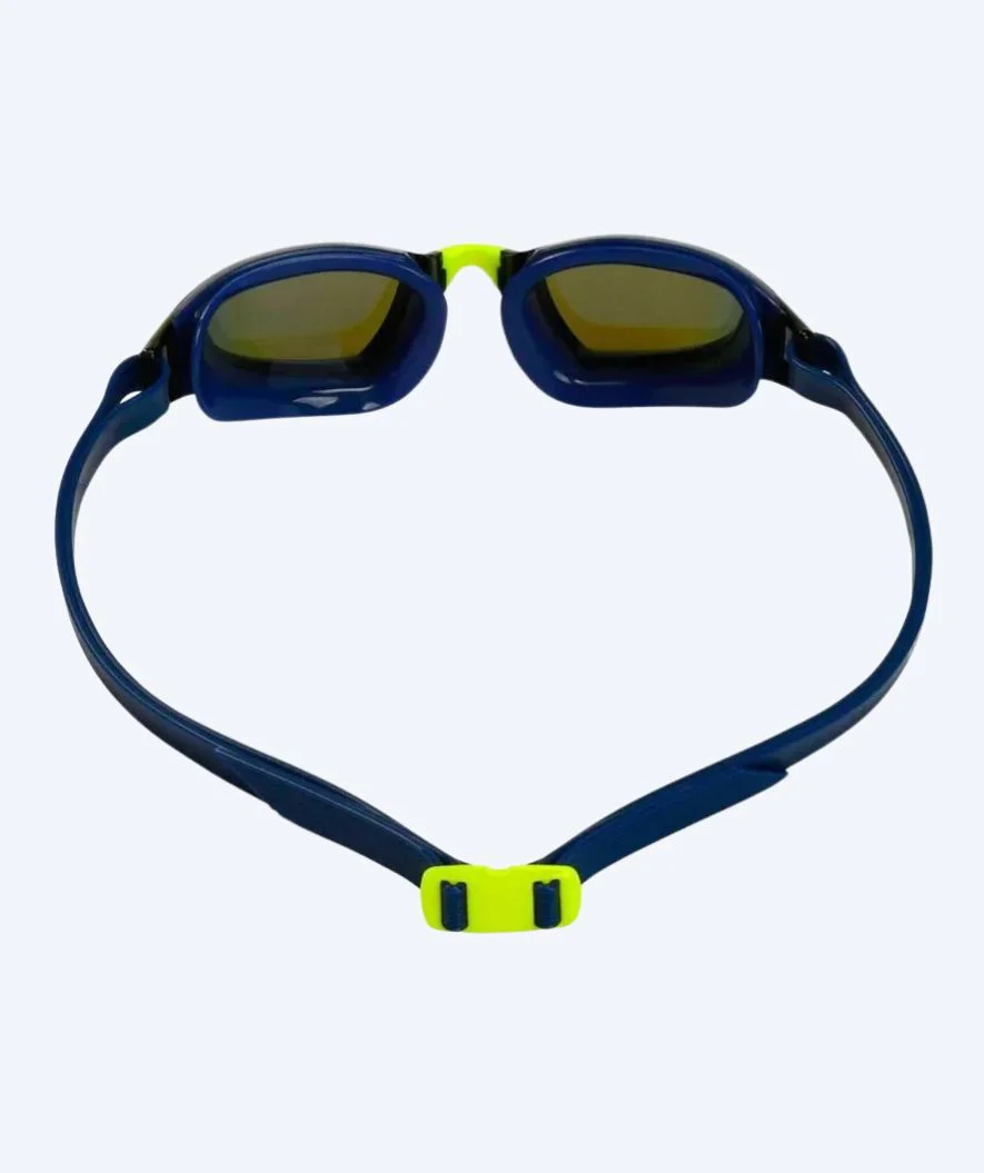 Aquasphere racing swimming goggles - Xceed A1 - Dark blue/yellow - Image 2