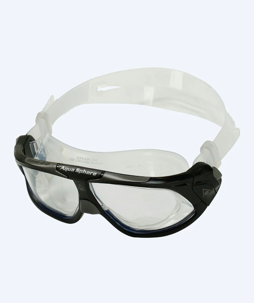 Aquasphere diving goggles for adults - Seal 2.0 - Black/clear - Image 3
