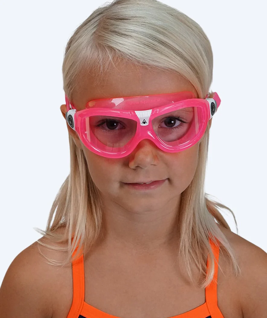 Aquasphere diving goggles for kids (3-10) - Seal 2 - Light pink - Image 3