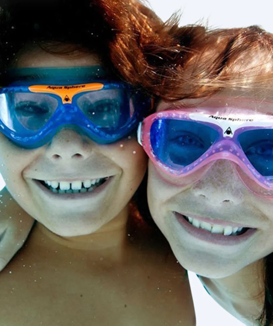 Aquasphere diving goggles for kids (6-15) - Vista - Pink (Blue lens) - Image 4