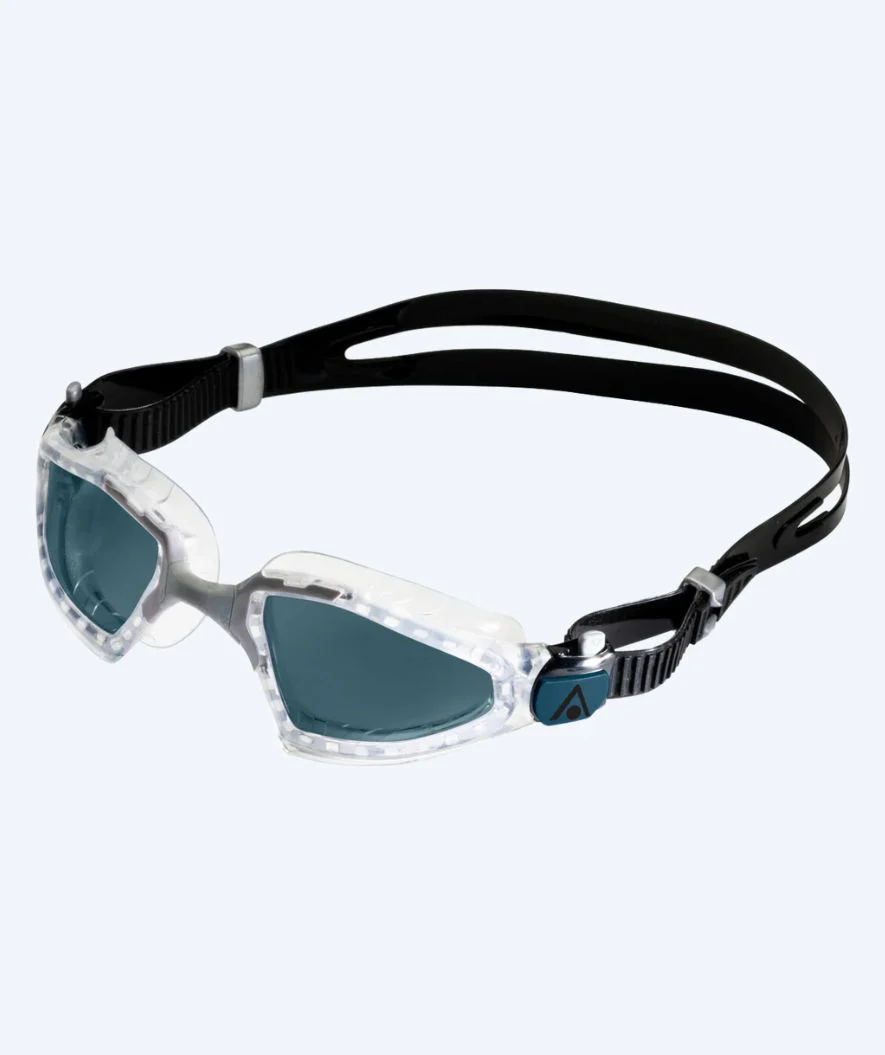 Aquasphere training swimming goggles - Kayenne Pro - Black/clear (Smoke lens)