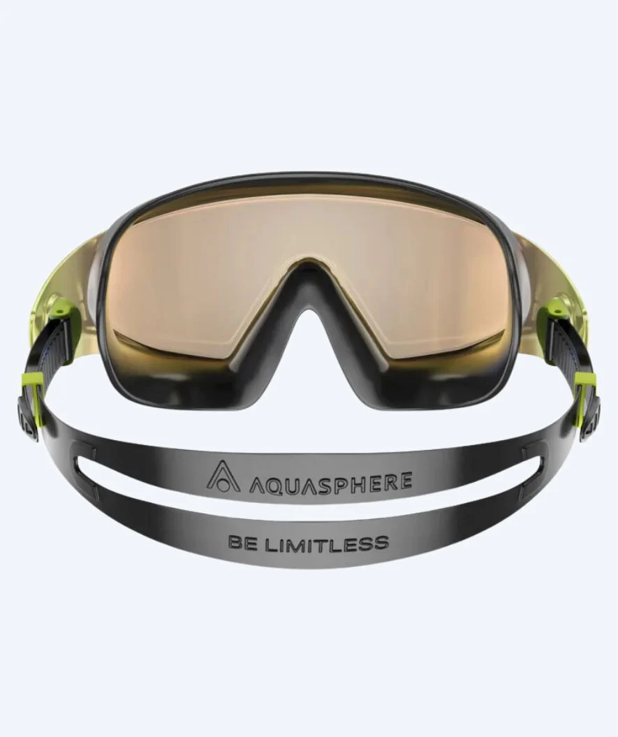 Aquasphere swim mask - DEFY. Ultra Indigo - Black/blue (Mirror lens) - Image 2