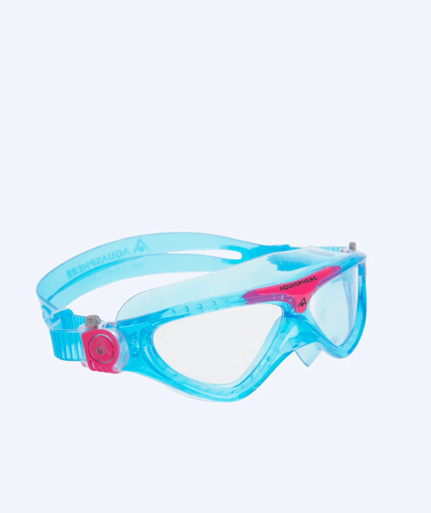 Aquasphere swim mask for junior (6-12) - Vista - Clear/pink - Image 3