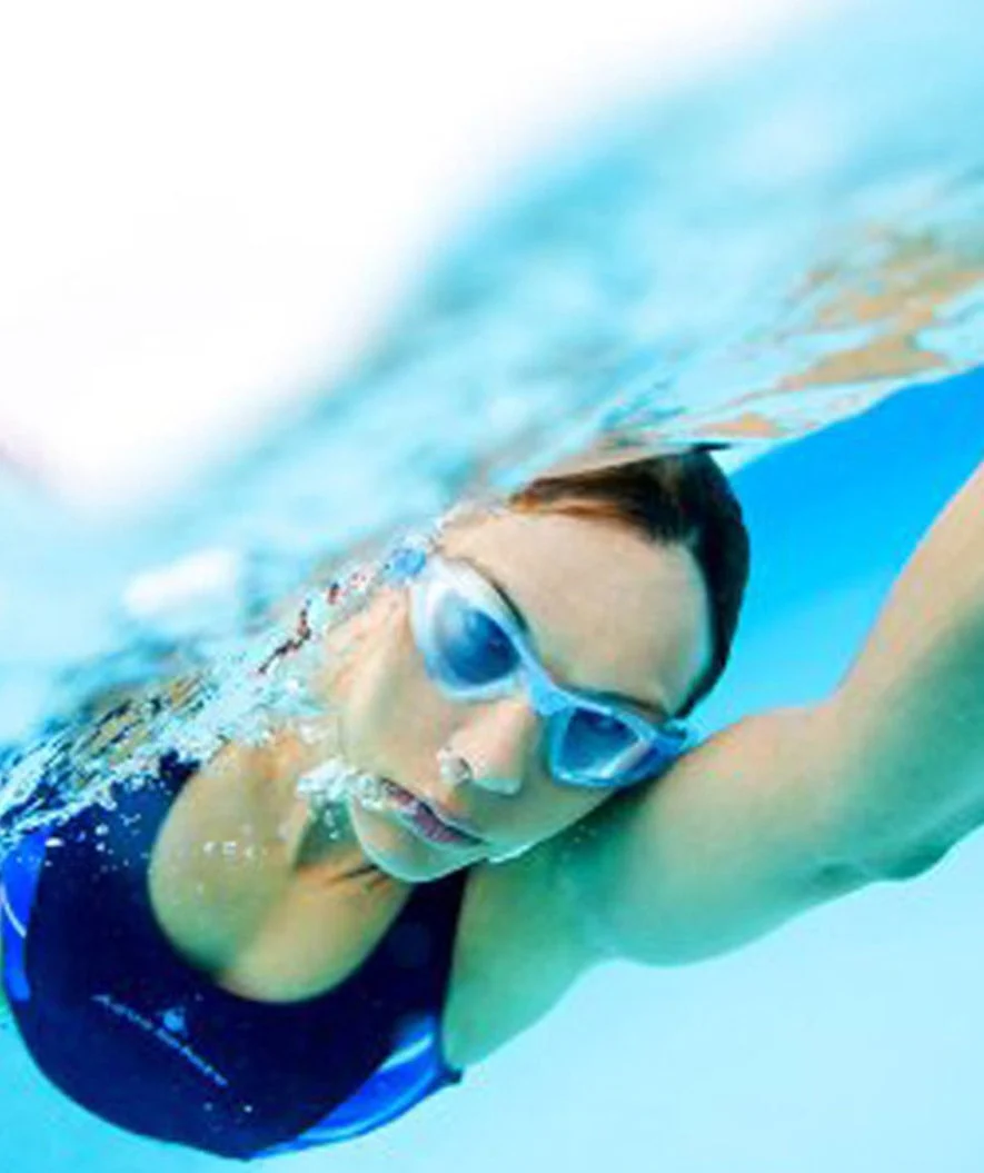 Aquasphere training diving goggles - Kaiman - Clear (Blue lens) - Image 2