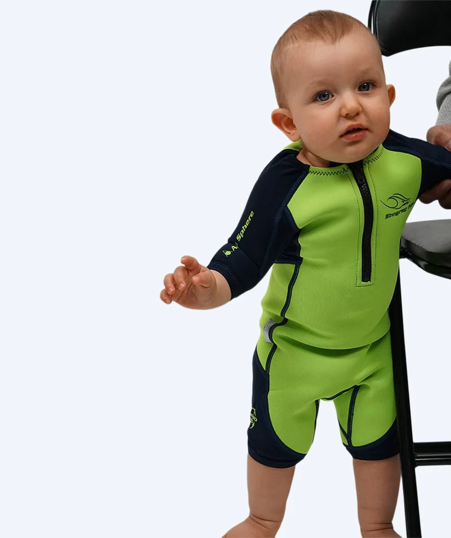 Aquasphere wetsuit for kids (1-12) - Stingray - Green - Image 3