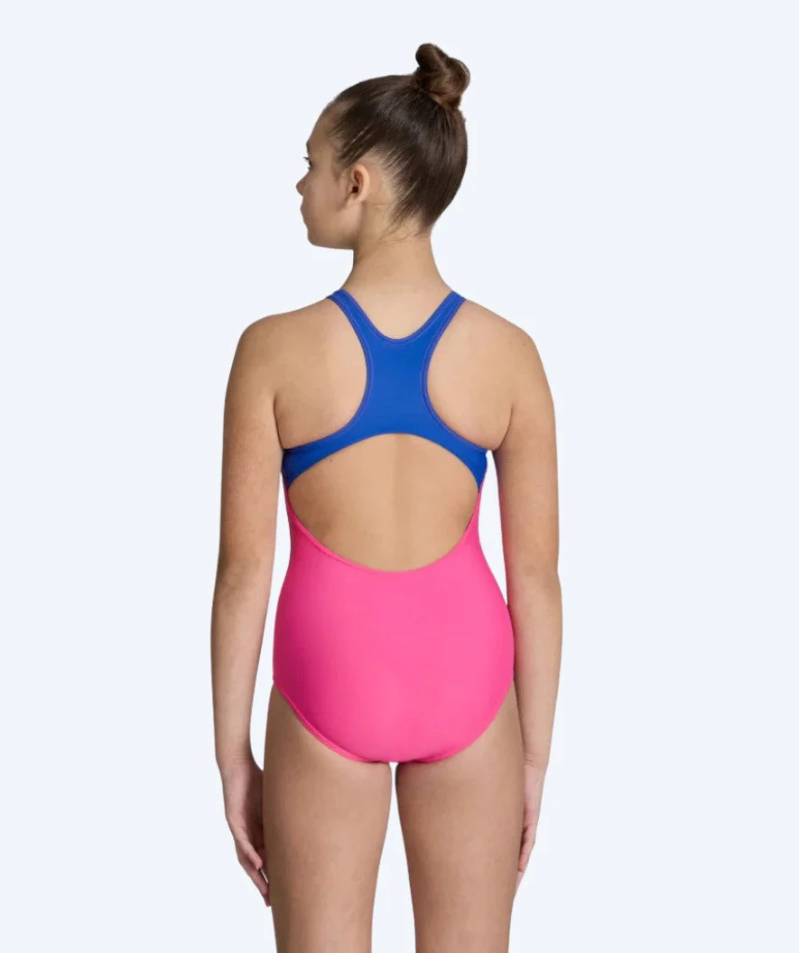 Arena swimsuit for girls - Kikko V - Pink/Blue - Image 2