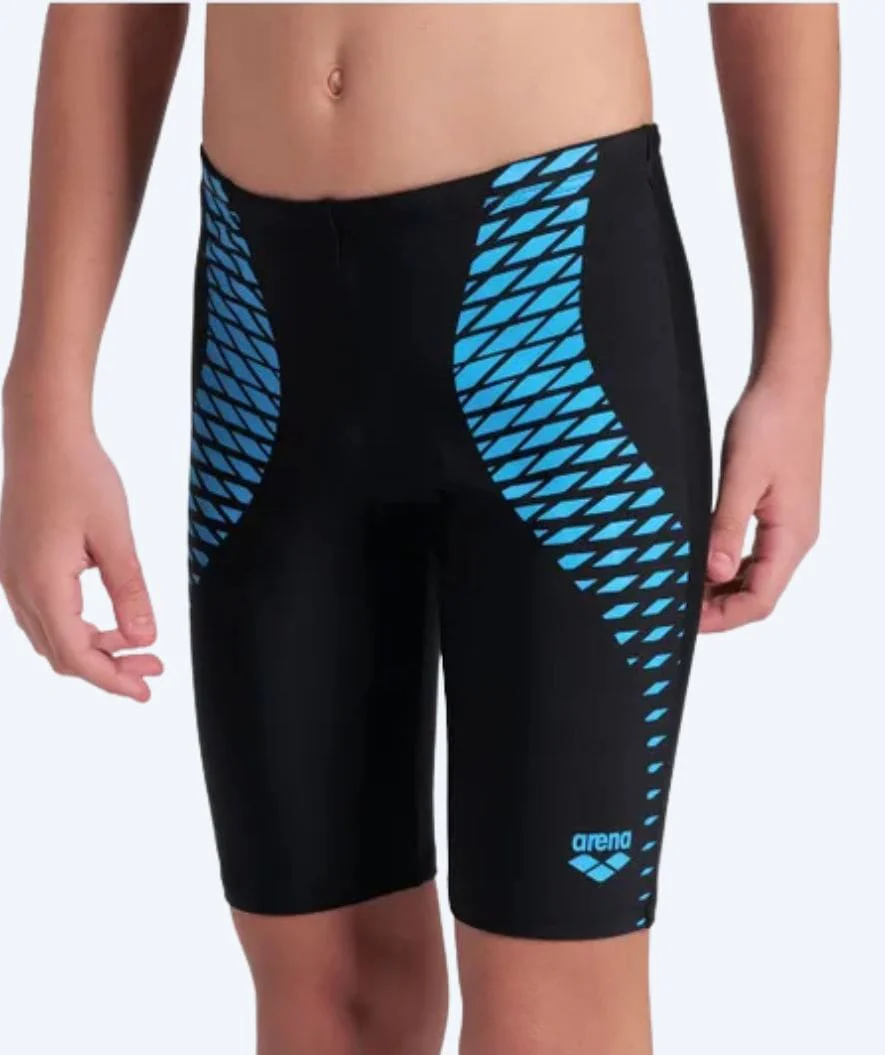 Arena jammer for boys - Openings - Black/light blue - Image 3
