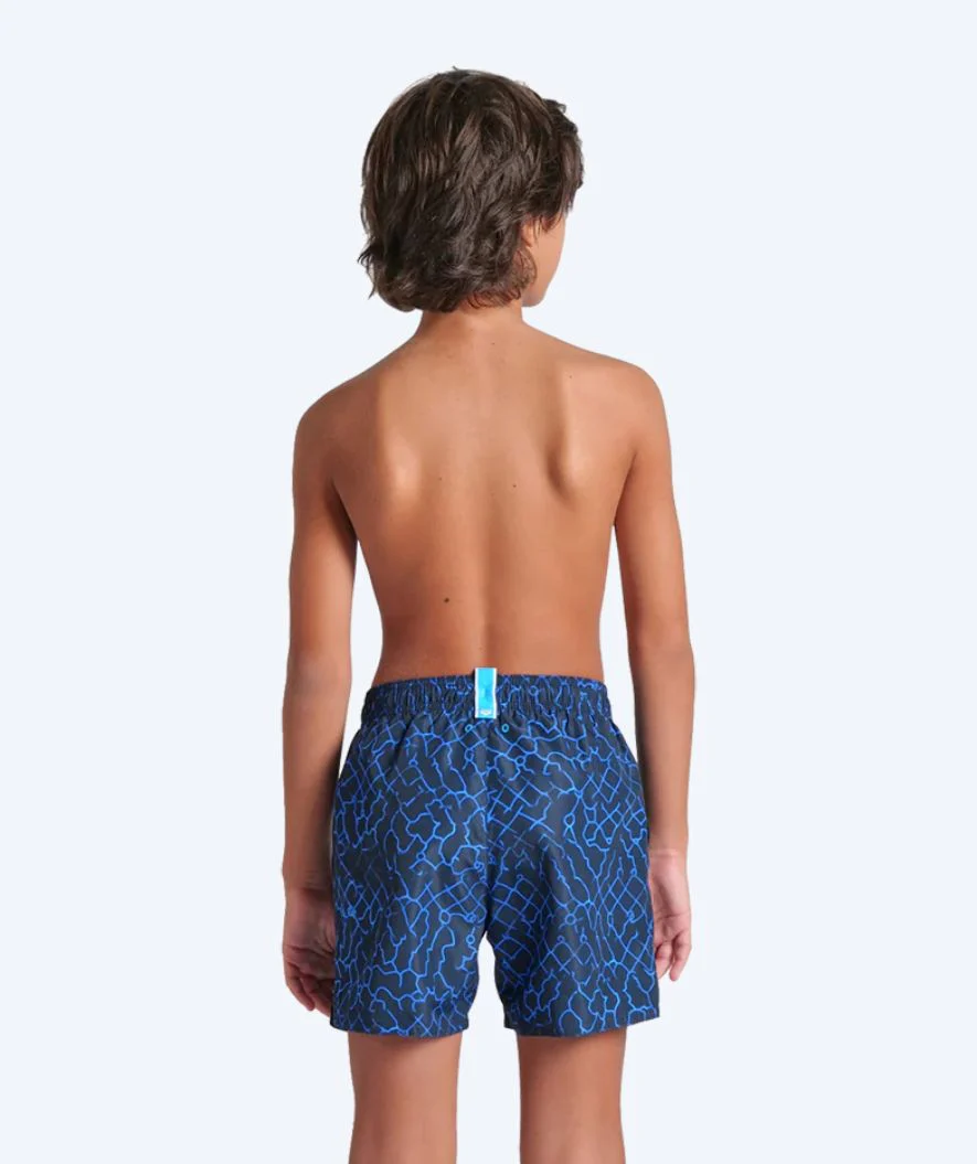 Arena swim shorts for boys - Water Prints - Dark blue - Image 2