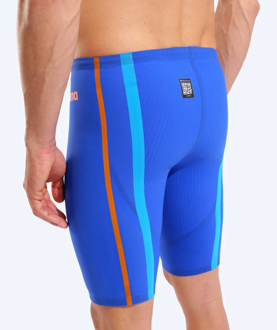 Arena racing jammers for men - Primo - Blue/orange - Image 4