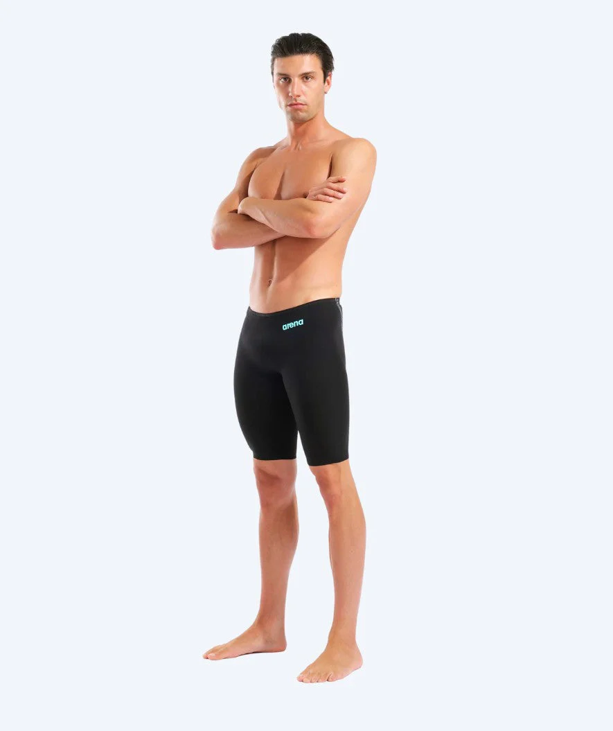 Arena racing jammers for men - Veloce - Black/light blue - Image 3