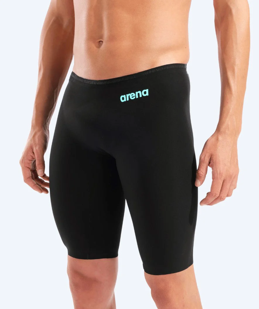Arena racing jammers for men - Veloce - Black/light blue - Image 4