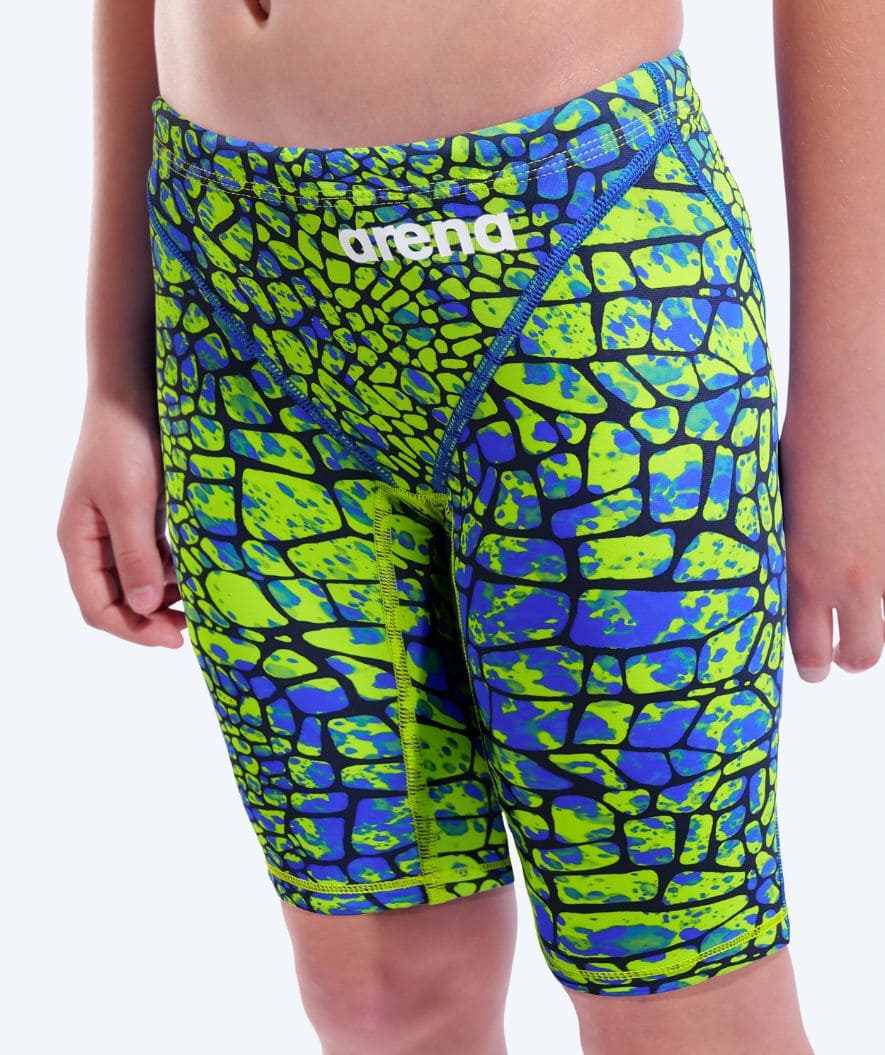 Arena racing jammers for boys - ST NEXT - Green/dark blue (Limited 2026) - Image 4