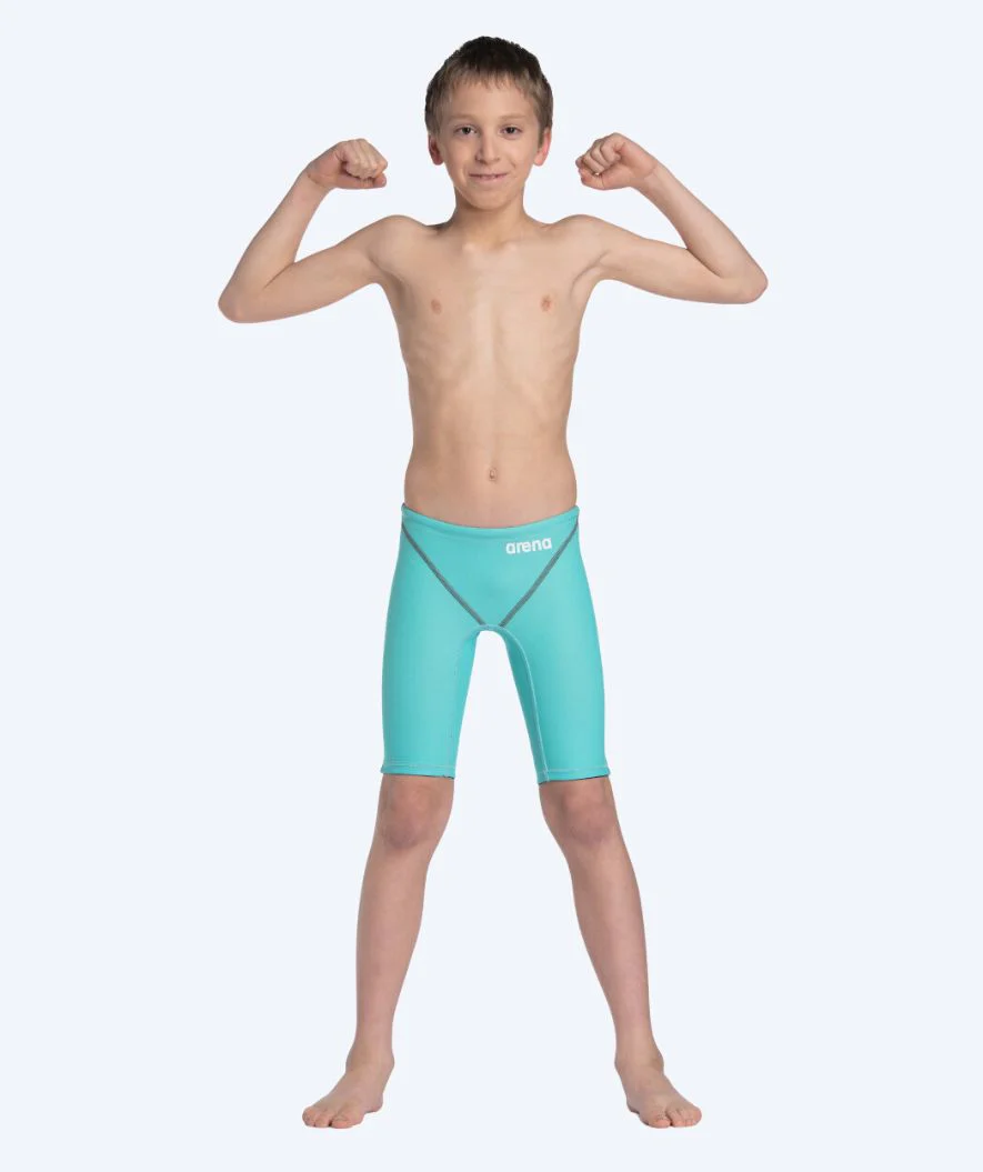 Arena racing jammers for boys - ST NEXT - Turquoise - Image 2