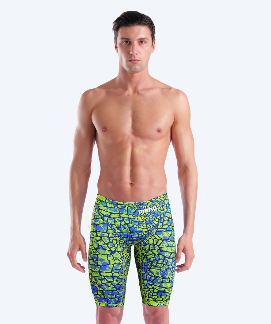 Arena racing jammers for men - ST NEXT - Green/dark blue (Limited 2026)