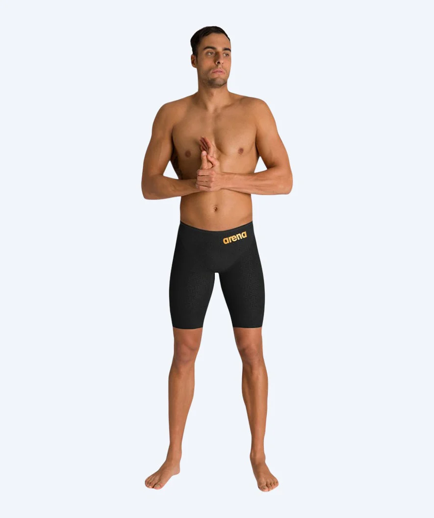 Arena racing jammers for men - Carbon Glide - Black - Image 5