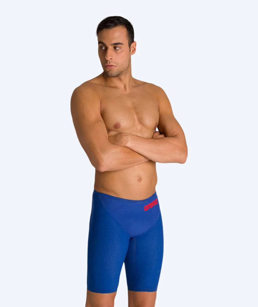 Arena racing jammers for men - Carbon Glide - Ocean Blue