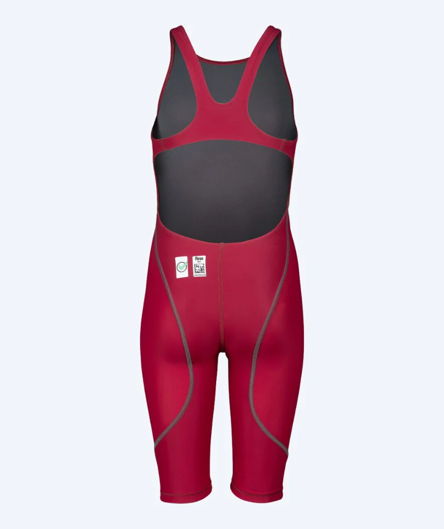 Arena racing swimsuit for girls - ST NEXT - Dark red - Image 5