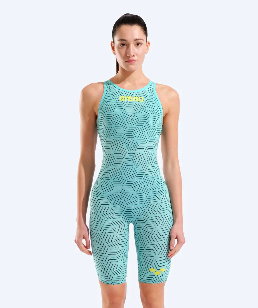 Arena racing swimsuit for women - Carbon Air 2 - Blue/yellow