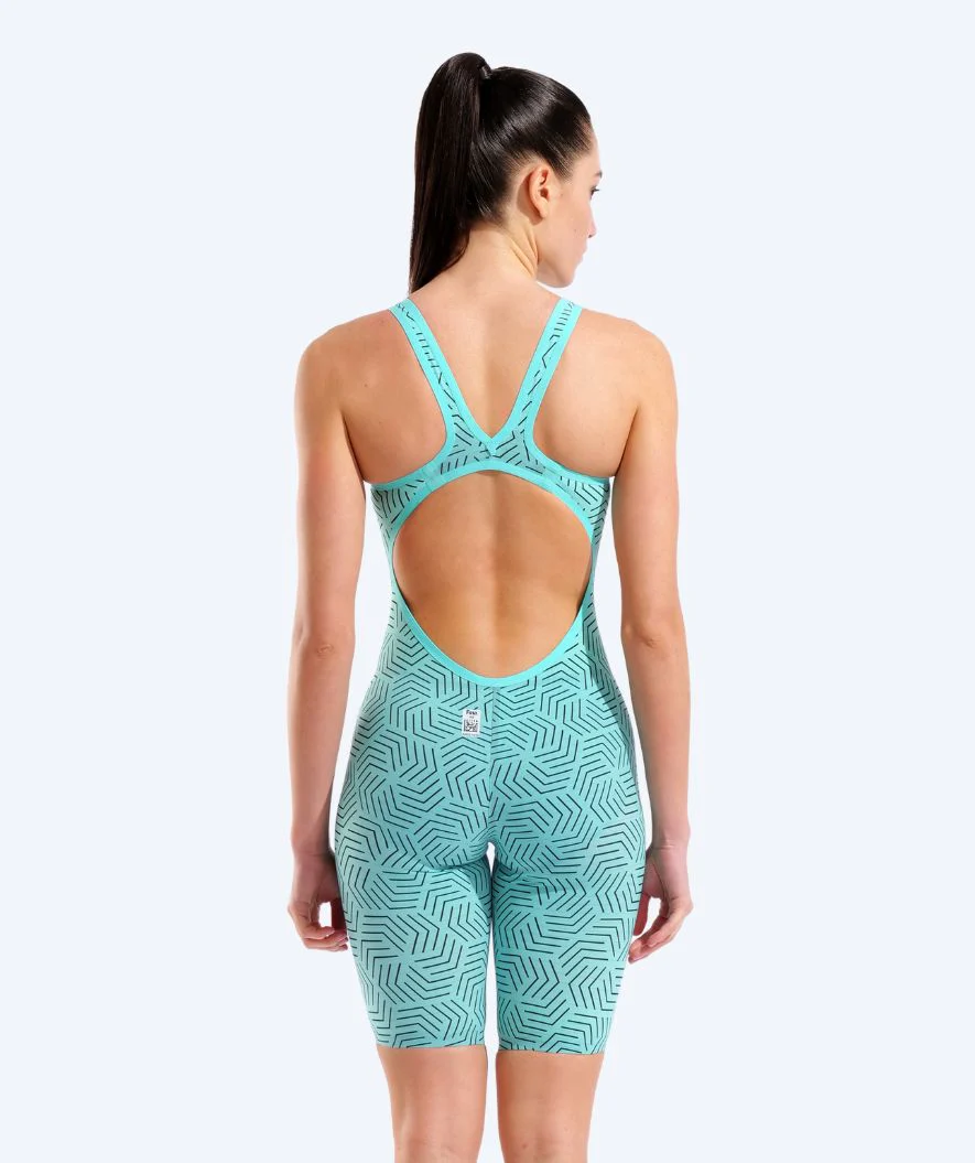 Arena racing swimsuit for women - Carbon Air 2 - Blue/yellow - Image 2