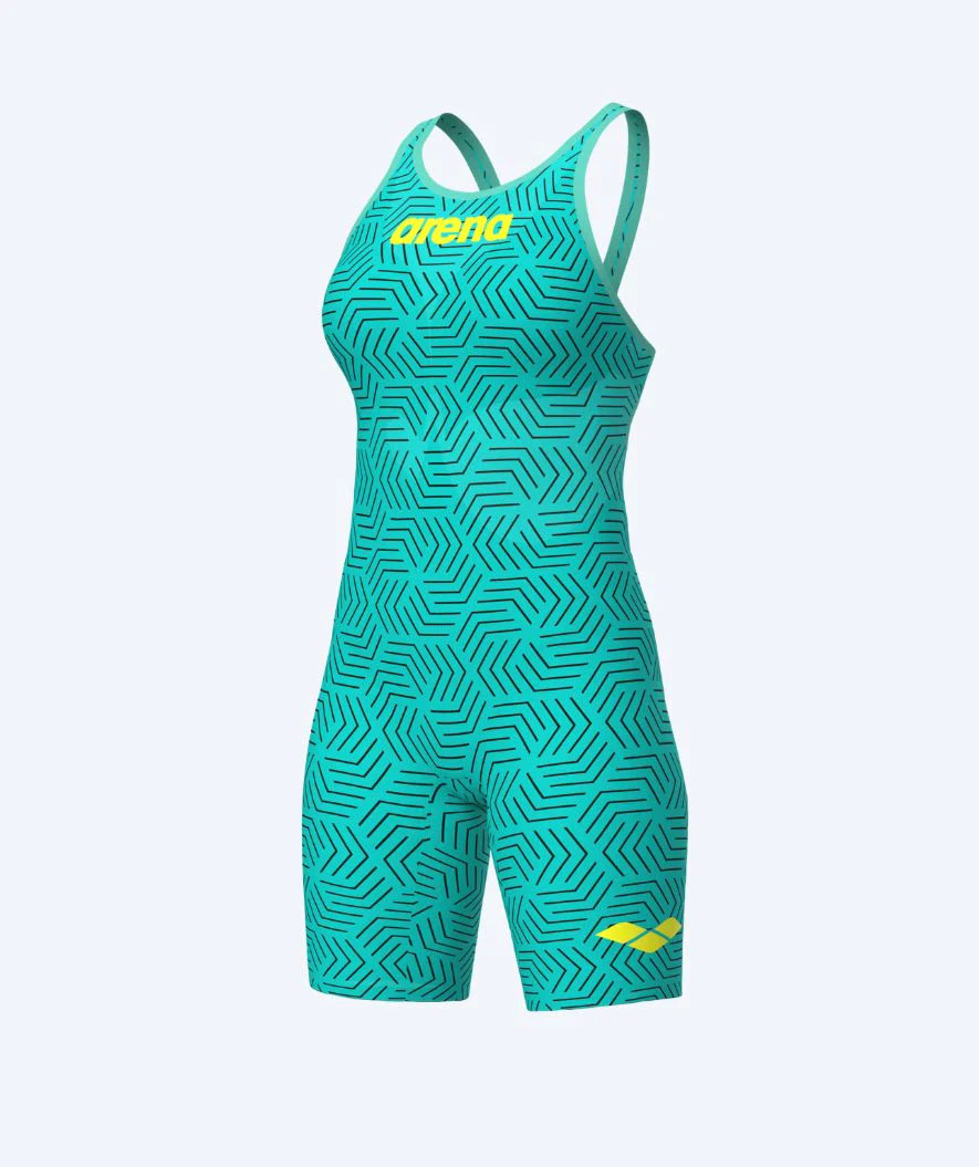 Arena racing swimsuit for women - Carbon Air 2 - Blue/yellow - Image 5