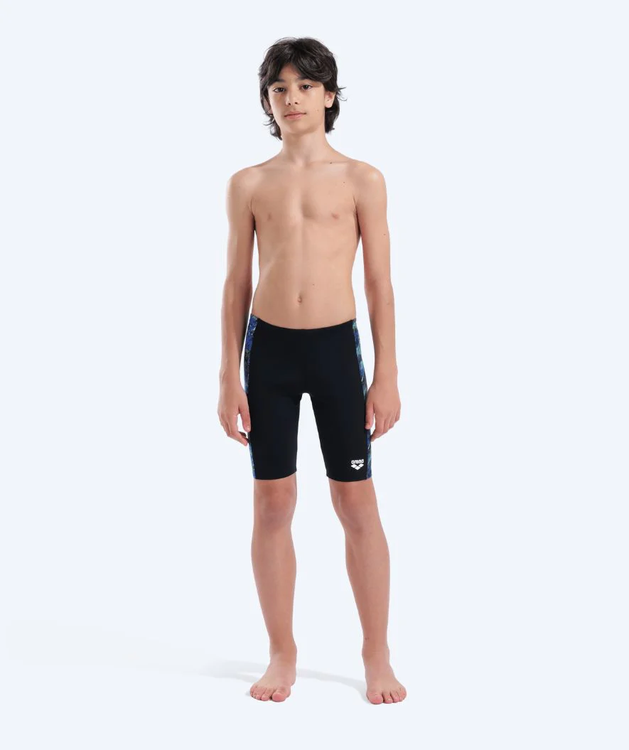 Arena jammer for boys - Draft - Black/blue - Image 3