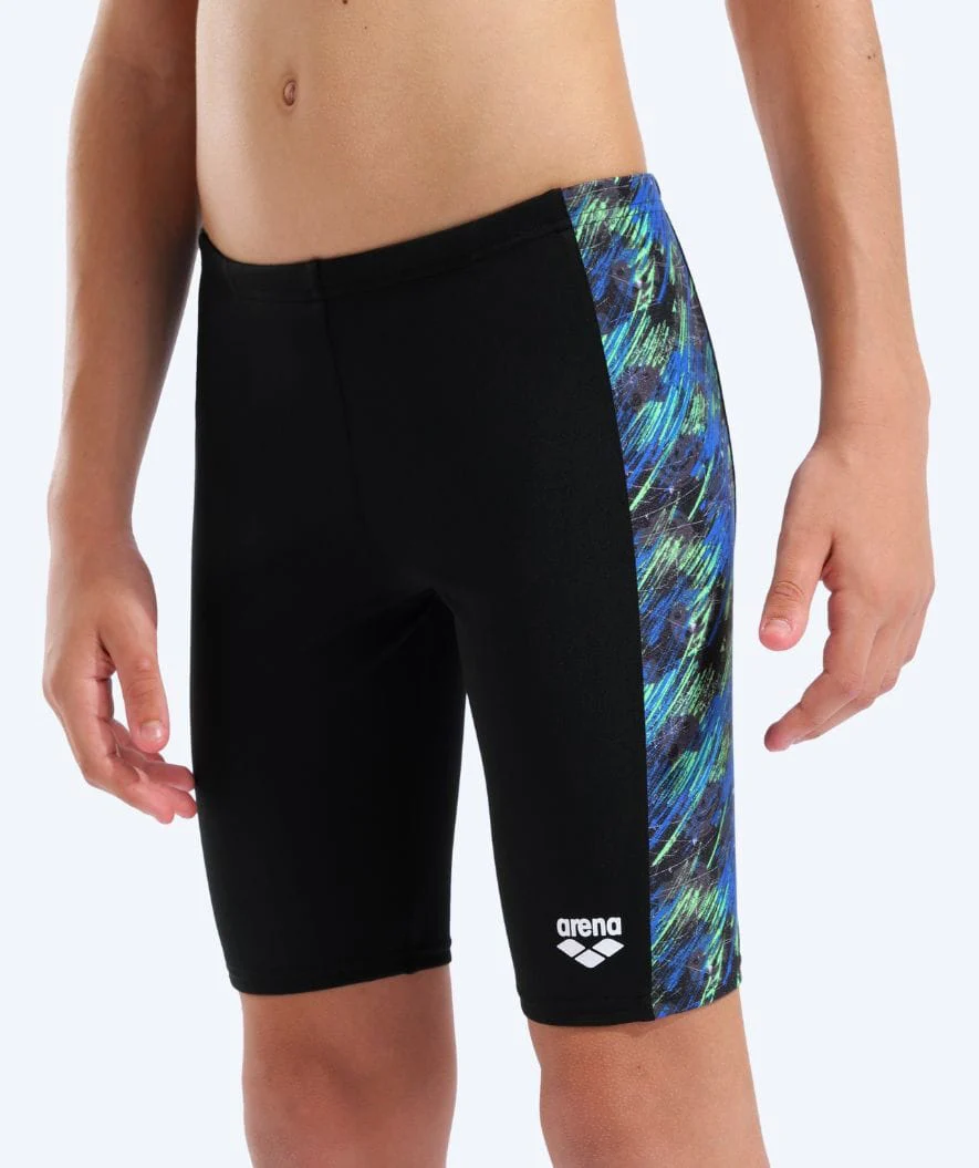 Arena jammer for boys - Draft - Black/blue - Image 4