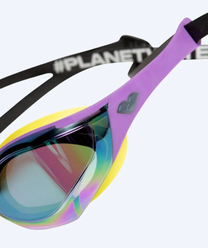 Arena Elite swimming goggles - Cobra Edge SWIPE Mirror - Yellow/purple - Image 3
