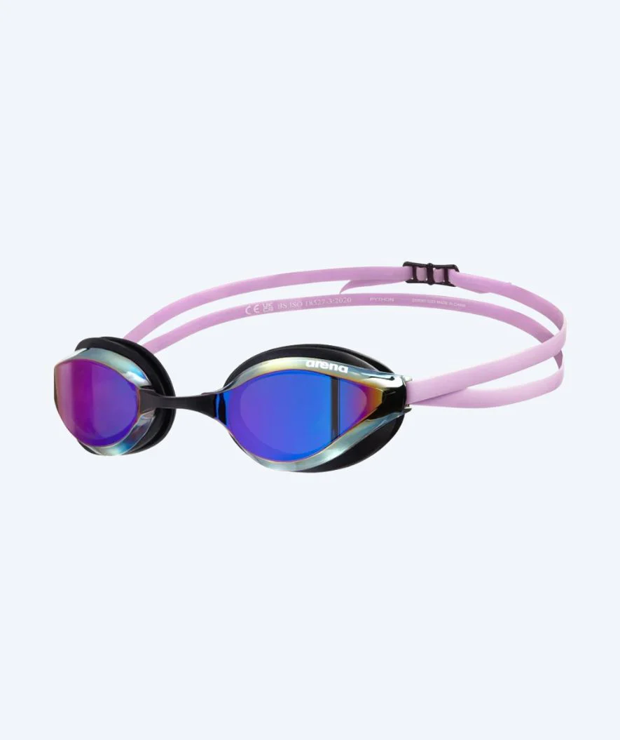 Arena Elite swimming goggles - Python - Pink/purple (Mirror lens)