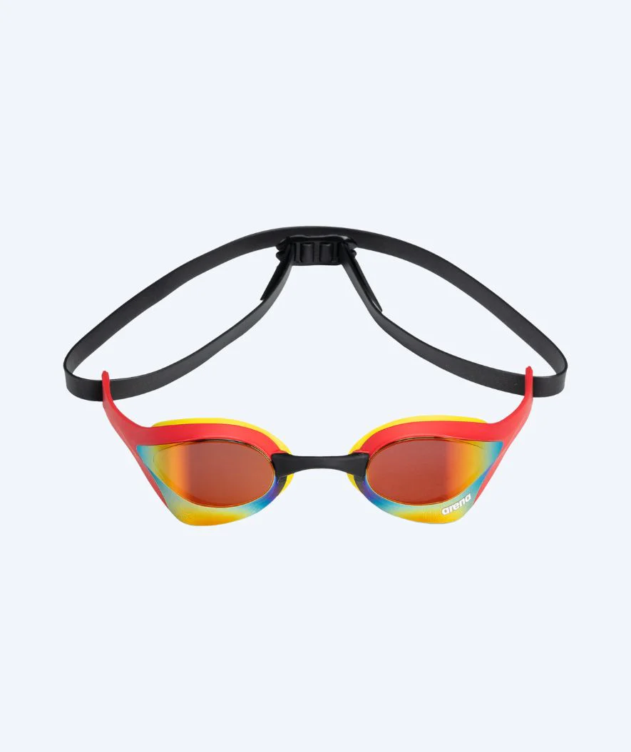 Arena Elite swimming goggles - Cobra Ultra SWIPE Mirror - Red/gold (Limited 2026) - Image 2