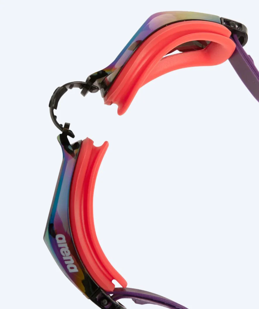 Arena training swimming goggles - Zoom X-Fit Mirror - Purple/pink - Image 6