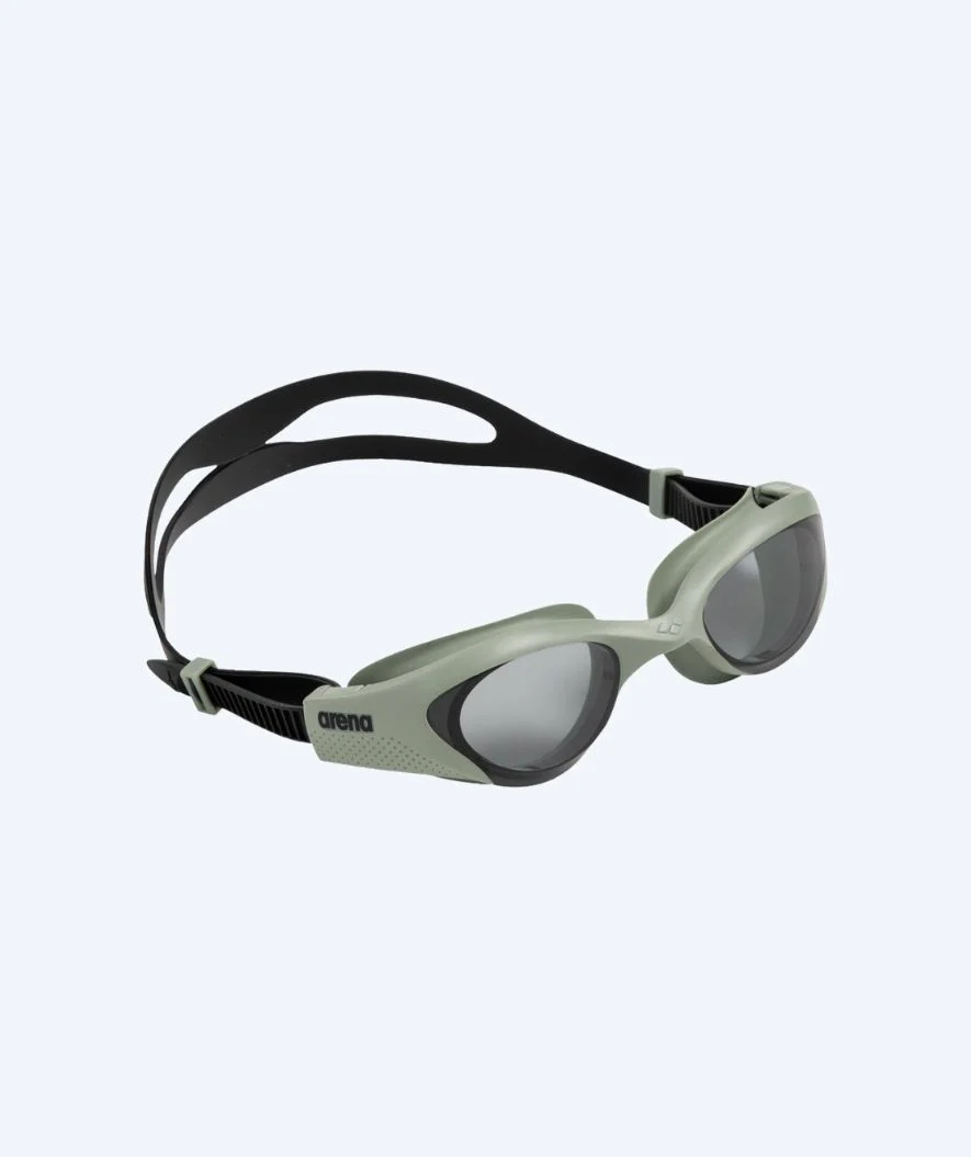 Arena training swimming goggles - The One - Black/grey (Smoke lens)