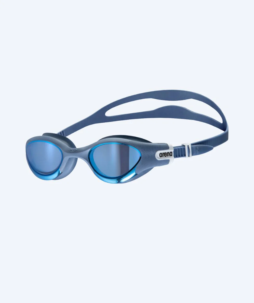 Arena training swimming goggles - The One Plus Mirror - Dark blue/blue