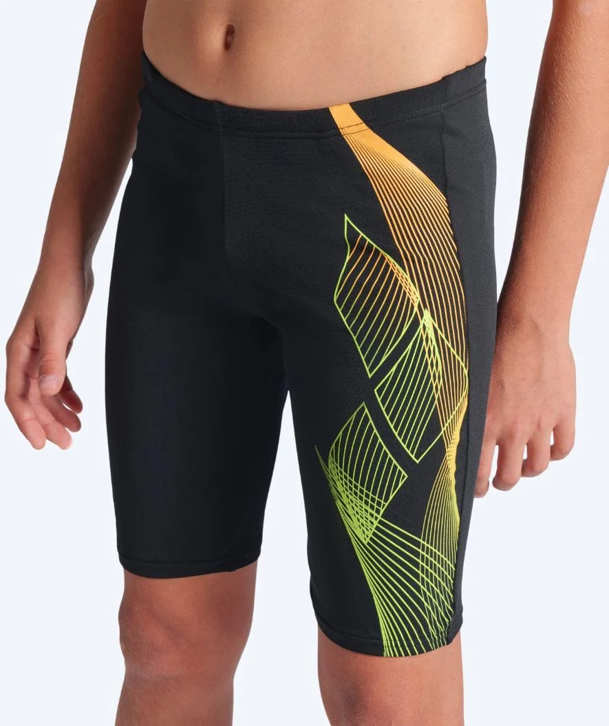Arena jammer for boys - Sea Water - Black/green - Image 4