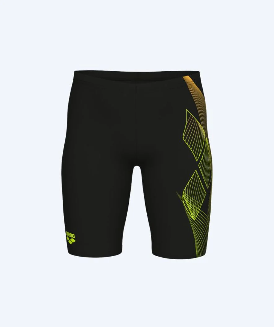 Arena jammer for boys - Sea Water - Black/green - Image 7