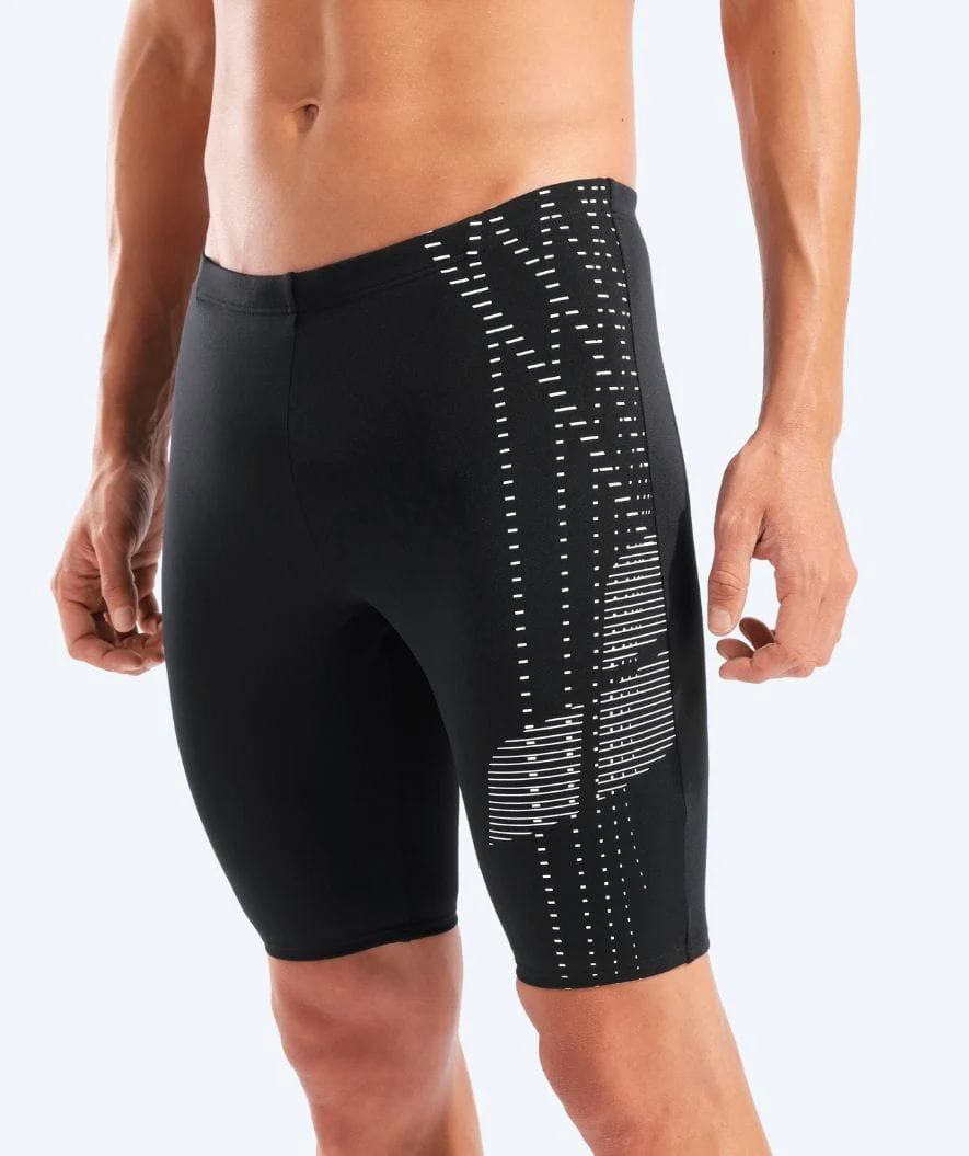 Arena jammer for men - Asymmetrical - Black/white - Image 4