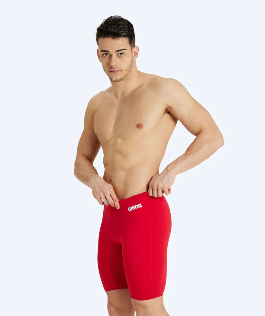 Arena jammer for men - Team Swim Solid - Red
