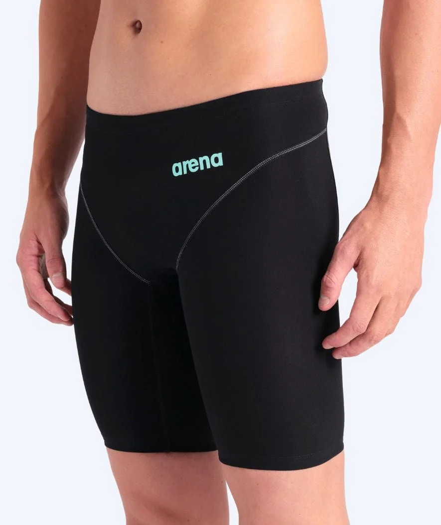 Arena racing jammers for men - Impulso - Black/light blue - Image 4