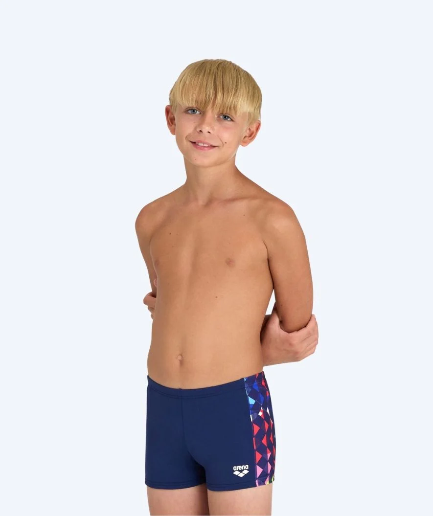 Arena aquashorts for boys - Carnival - Dark blue/multi