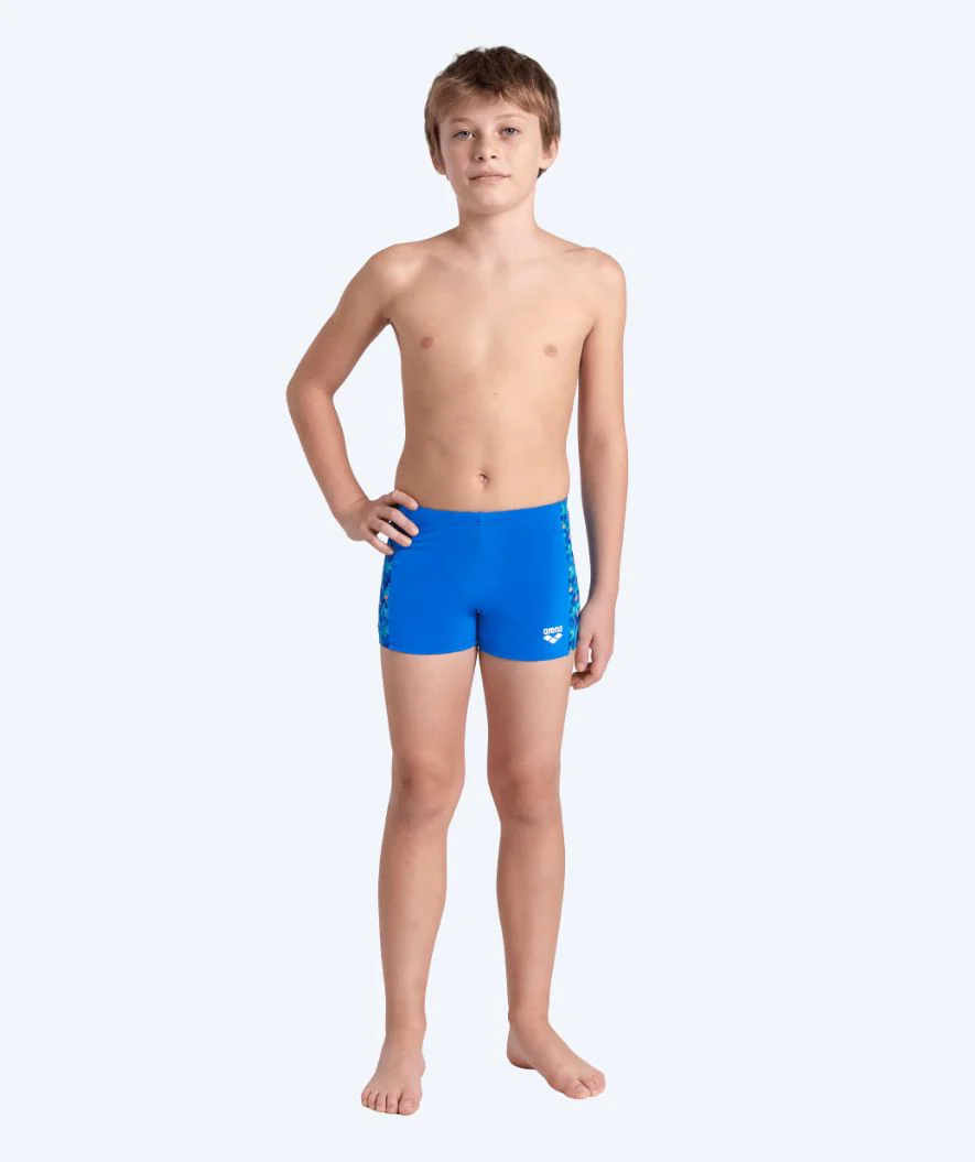 Arena aquashorts for boys - Pooltiles - Blue - Image 3