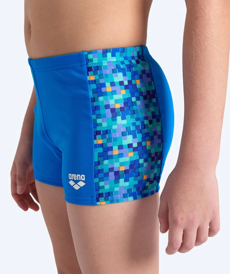 Arena aquashorts for boys - Pooltiles - Blue - Image 4