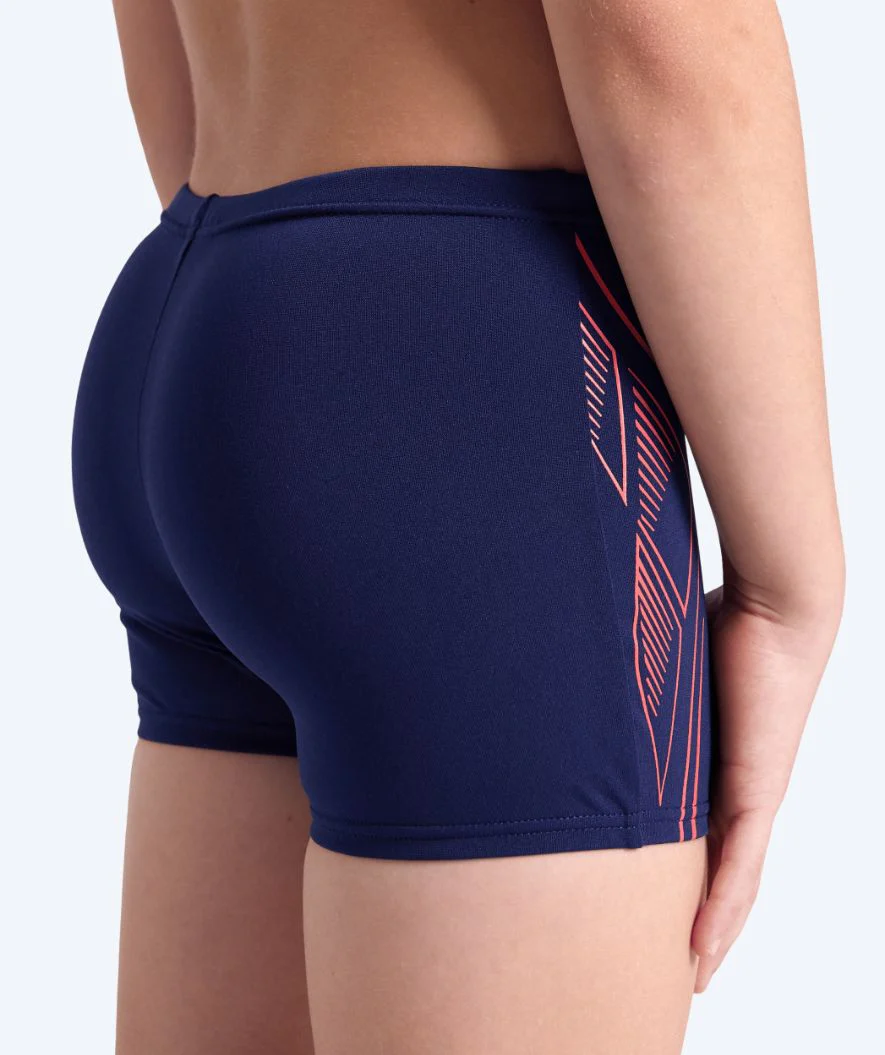 Arena aquashorts for boys - Reflecting - Dark blue/orange - Image 3