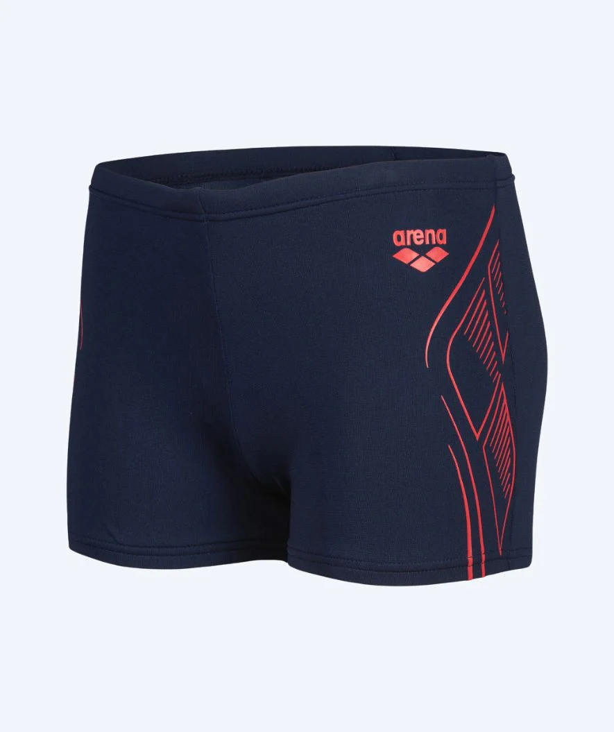 Arena aquashorts for boys - Reflecting - Dark blue/orange - Image 5
