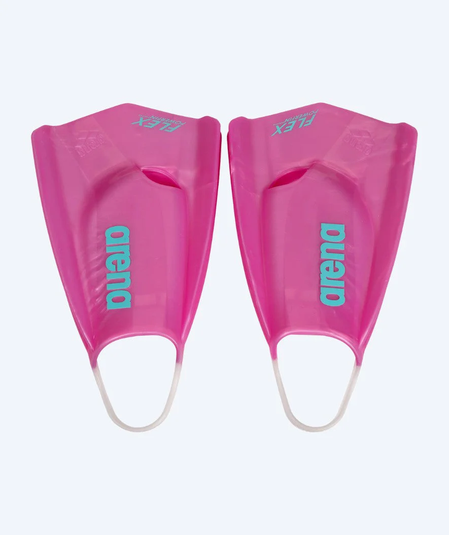 Arena swim fins - Powerfin Pro || Flex - Light Pink/White