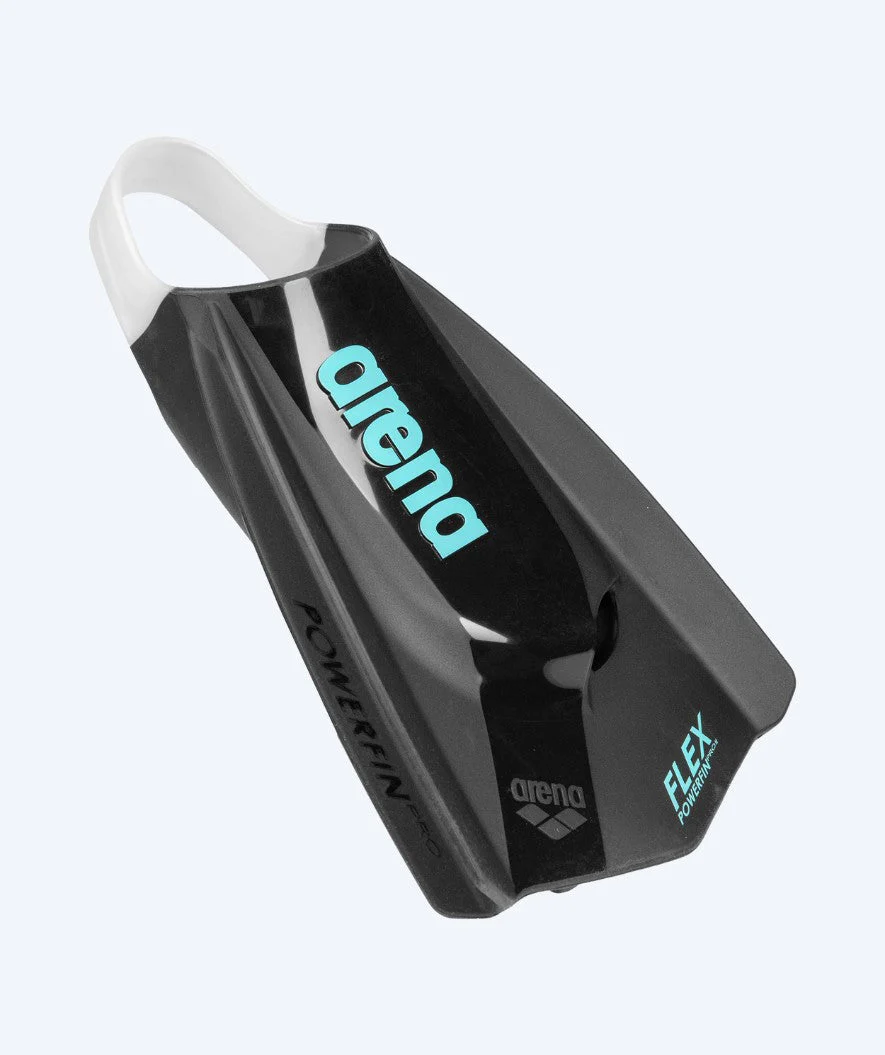 Arena swim fins - Powerfin Pro || Flex - Black/White - Image 2